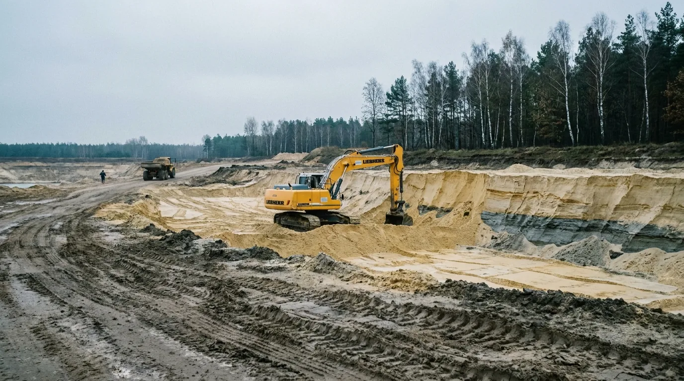 Glinki pozyskiwane w kopalni